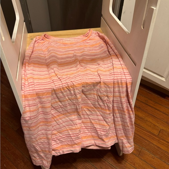LL BEAN striped long sleeve top size small - Picture 1 of 5